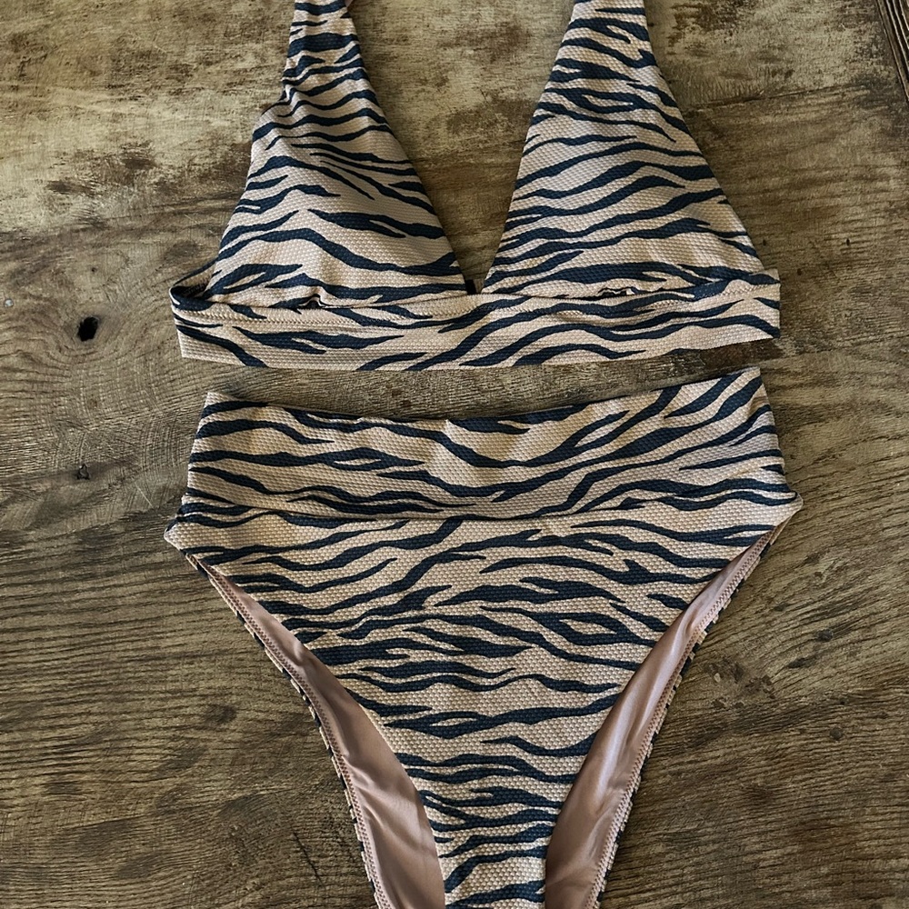 aerie Zebra Swim Suit